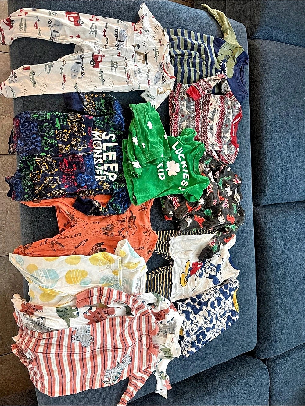 Kids matching set bundle of 12 - size 12 to 18 months.